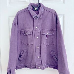 Purple Denim Shacket /Work Jacket /Workshirt